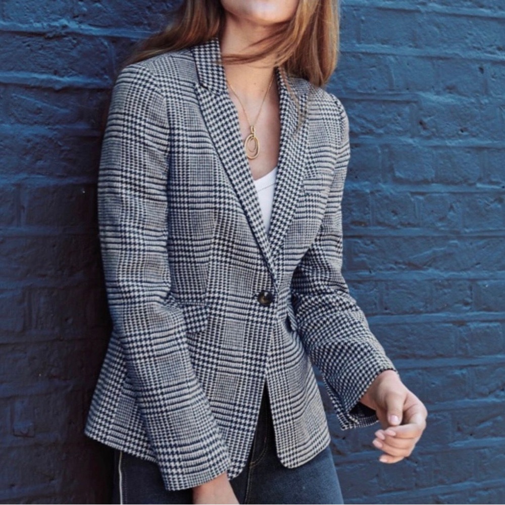 Boden  Bath British Tweed %100 Wool Blazer Size 2R